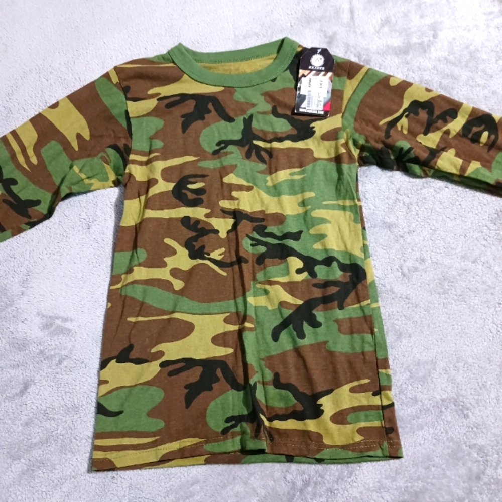 NEW Kids Camo Rothco Shirt